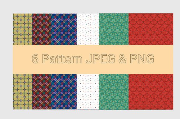 6 Digital Paper Patterns Designed