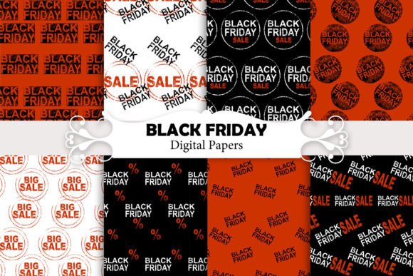 Black Friday Seamless Patterns
