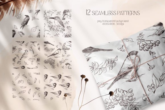 Forest Birds Seamless Patterns: Nature-Inspired Design That Works Hard for You