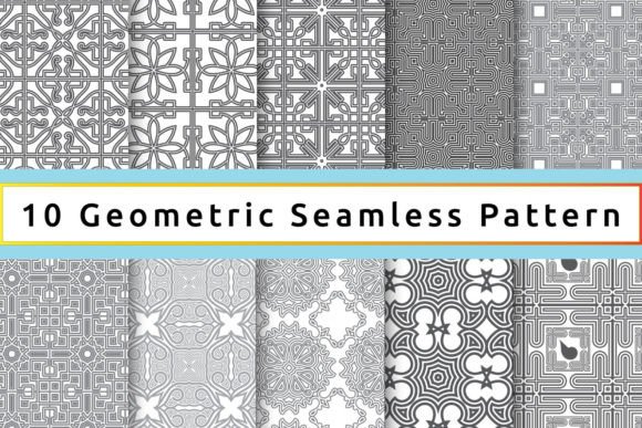 Seamless Colorful Geometrical Patterns: Design Versatility Meets Technical Precision