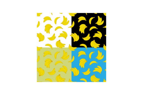 Set of Seamless Patterns with Bunch of S