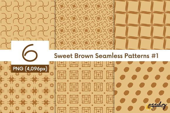 Sweet Brown Seamless Patterns Set: Effortless Design Freedom for Every Creative Project