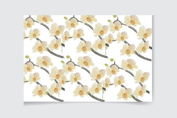 Watercolor Spring Patterns